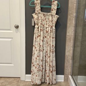 NWT Boutique Smocked Maxi